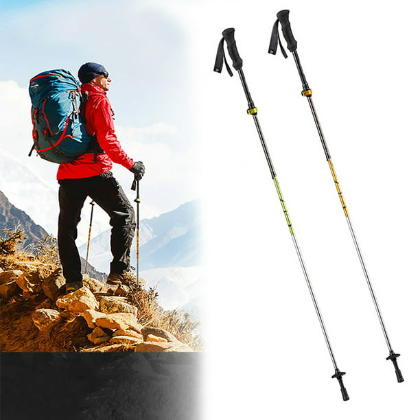 New Outdoor Trekking Pole Alpenstock Adjustable Walking Stick Accessory